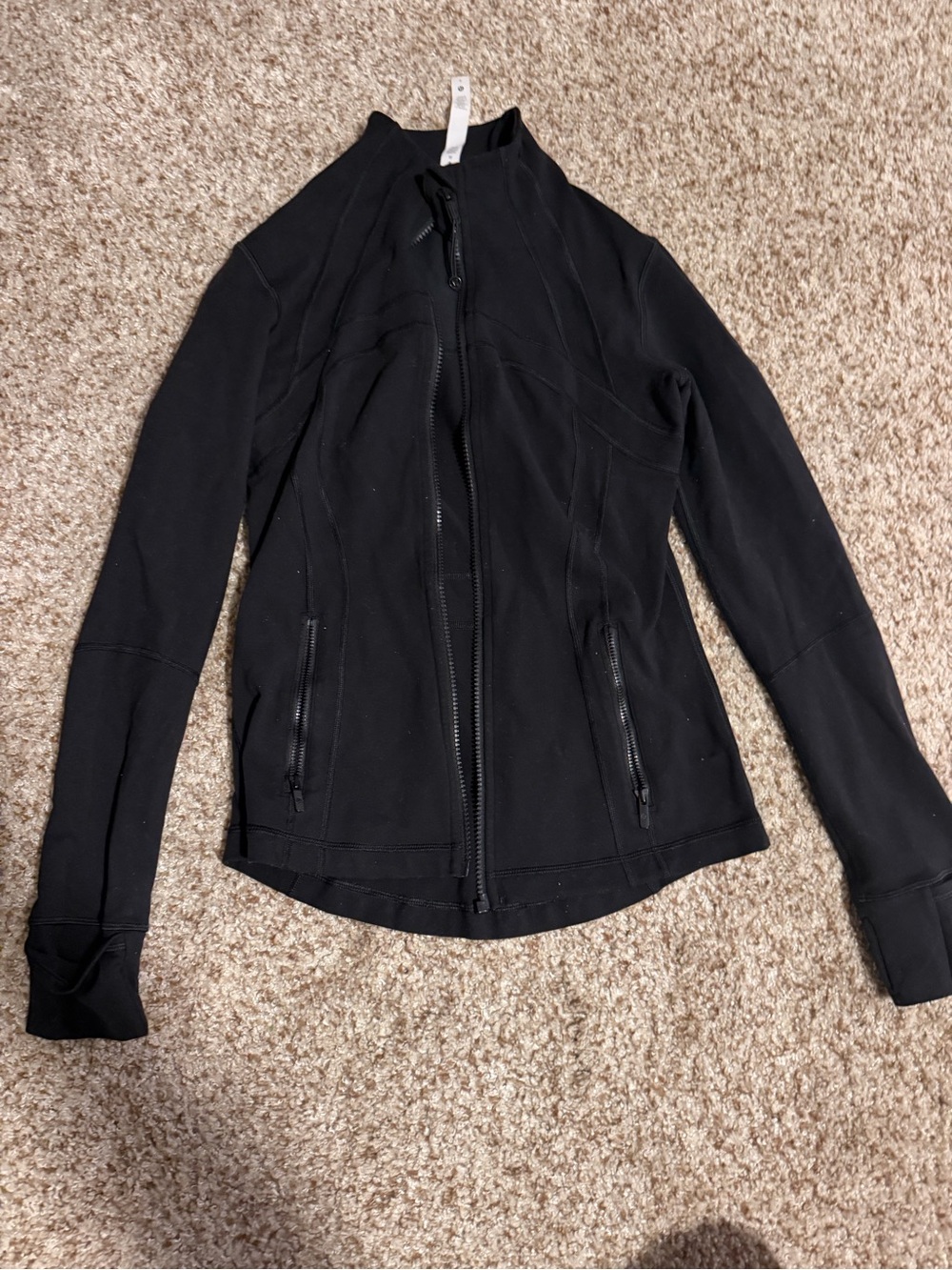 lululemon athletica Black Women’s Bomber-Style Zip Jacket